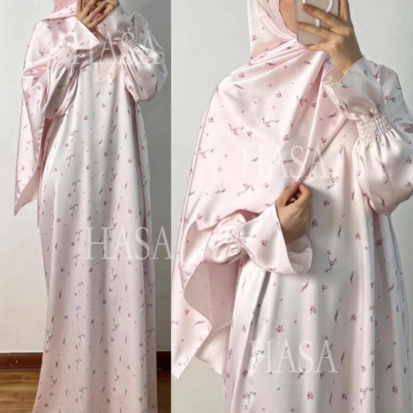 HASA HS6801 Luxury Modest Abaya with Soft Elegant Fit