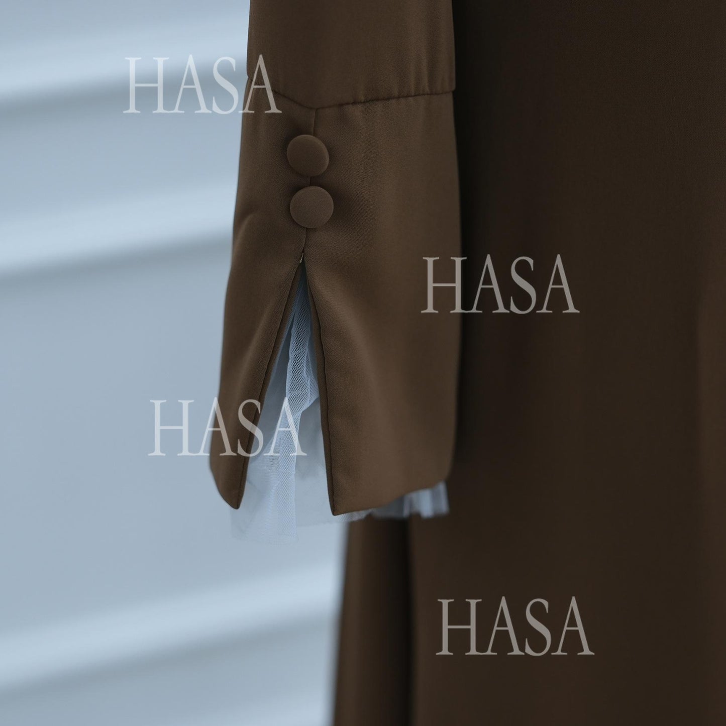 HASA's series HS6507 Simple style spliced lace robe dress (headscarf not included)