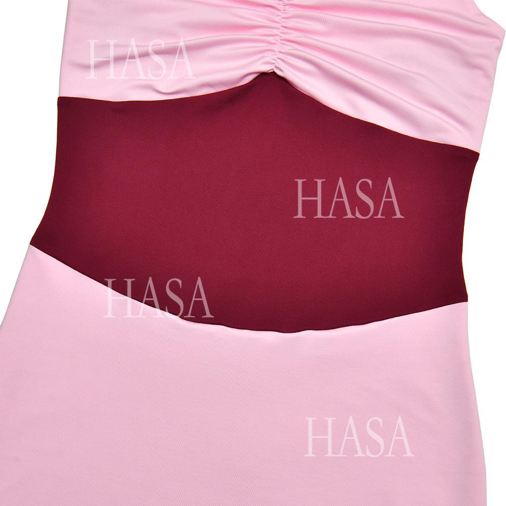 HASA HS6771 Soft Glam Fitted Evening Dress