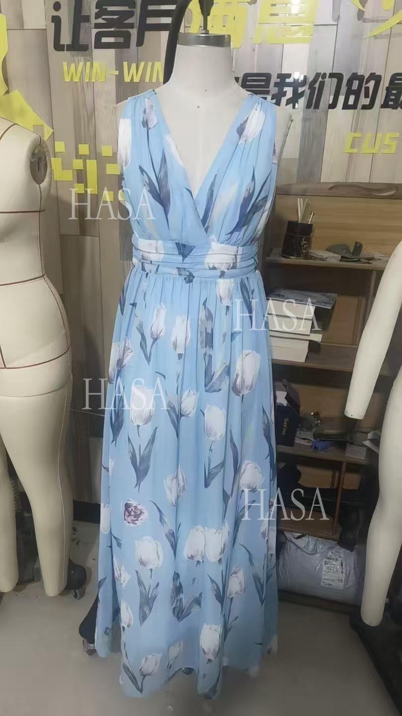 HASA HS6799 Romantic Floral Maxi Dress That Turns Heads