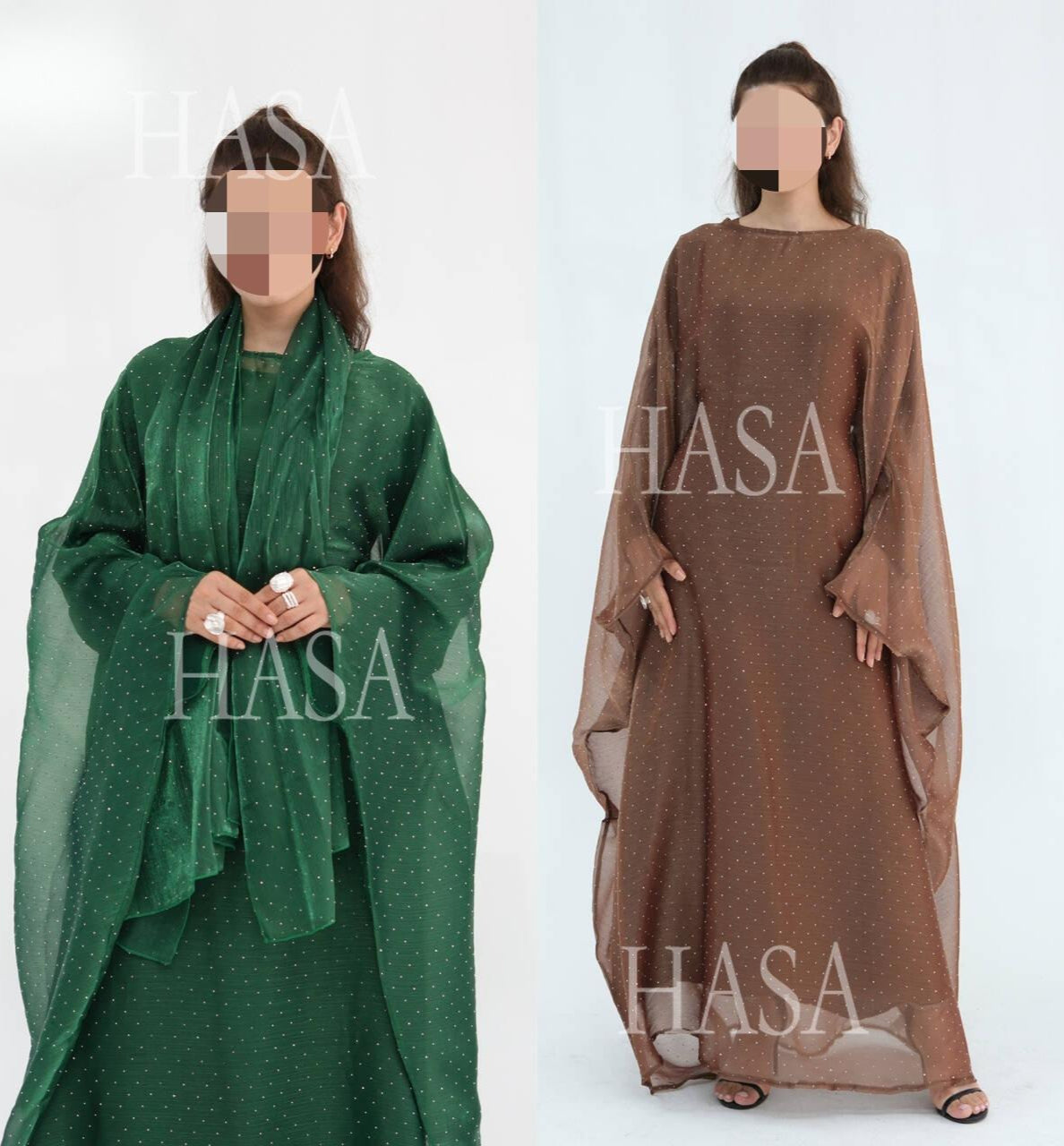 HS6619 Hot diamond long dress (with optional inner suit)