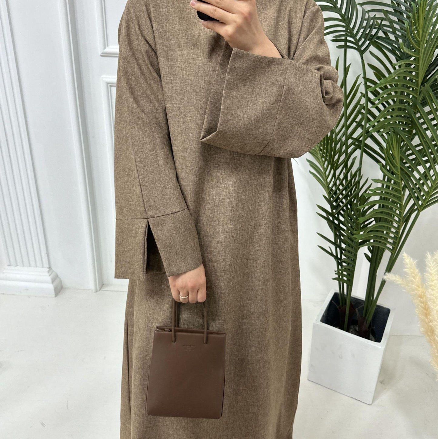HASASERIES HS0999 Loose Large Elegant Dress Robe
