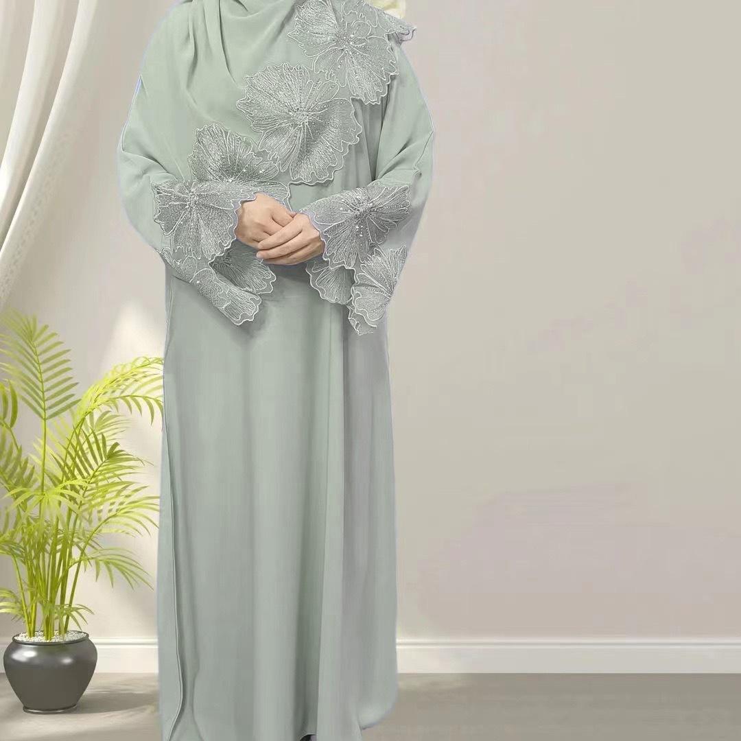 HASASERIES HS1029 2pcs Set Abaya+Hijab
