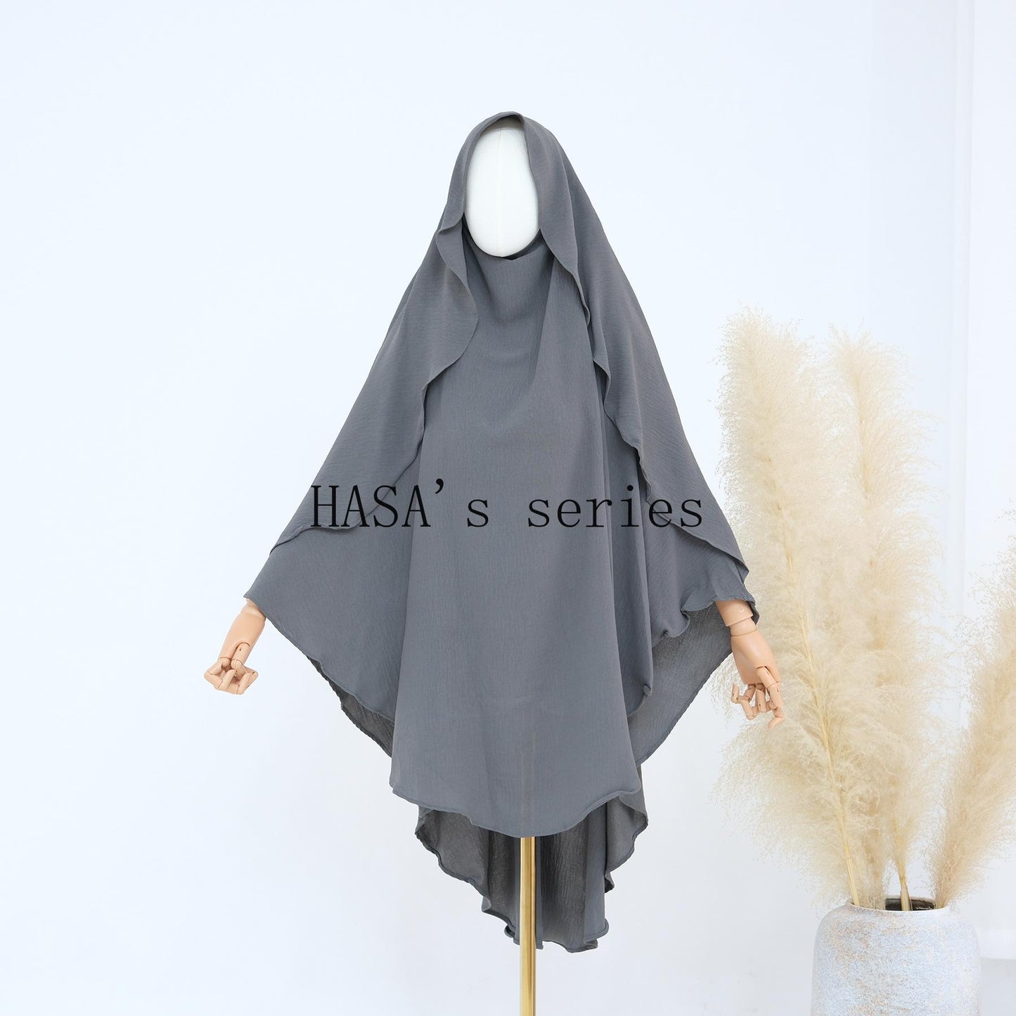 HS5441 Premium Multi-Color Solid Bandana - Loose Shawl Style circle  hijab