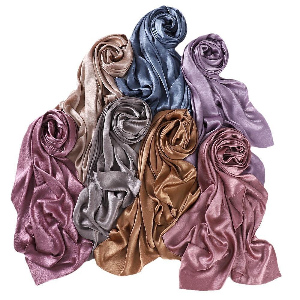 HASASERIES HS1136 Nouveau bandeau en satin de soie simulé