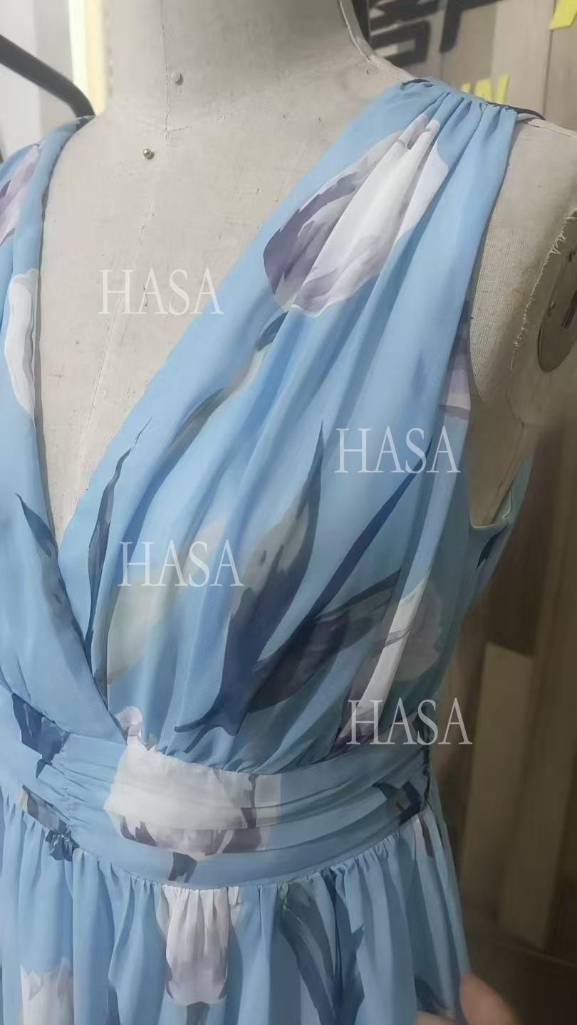 HASA HS6799 Romantic Floral Maxi Dress That Turns Heads