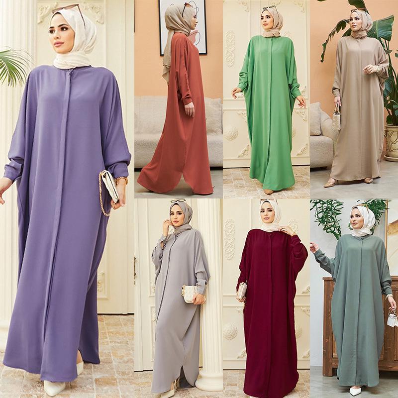 HASASERIES HS0519 Bat Sleeves Long Robe