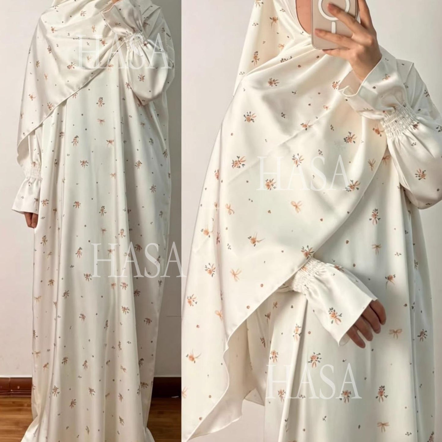 HASA HS6801 Luxury Modest Abaya with Soft Elegant Fit