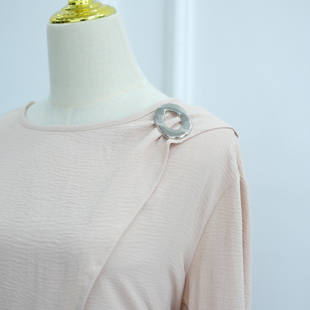 HS6605 Stylish asymmetrical two-piece set (with optional headscarf)