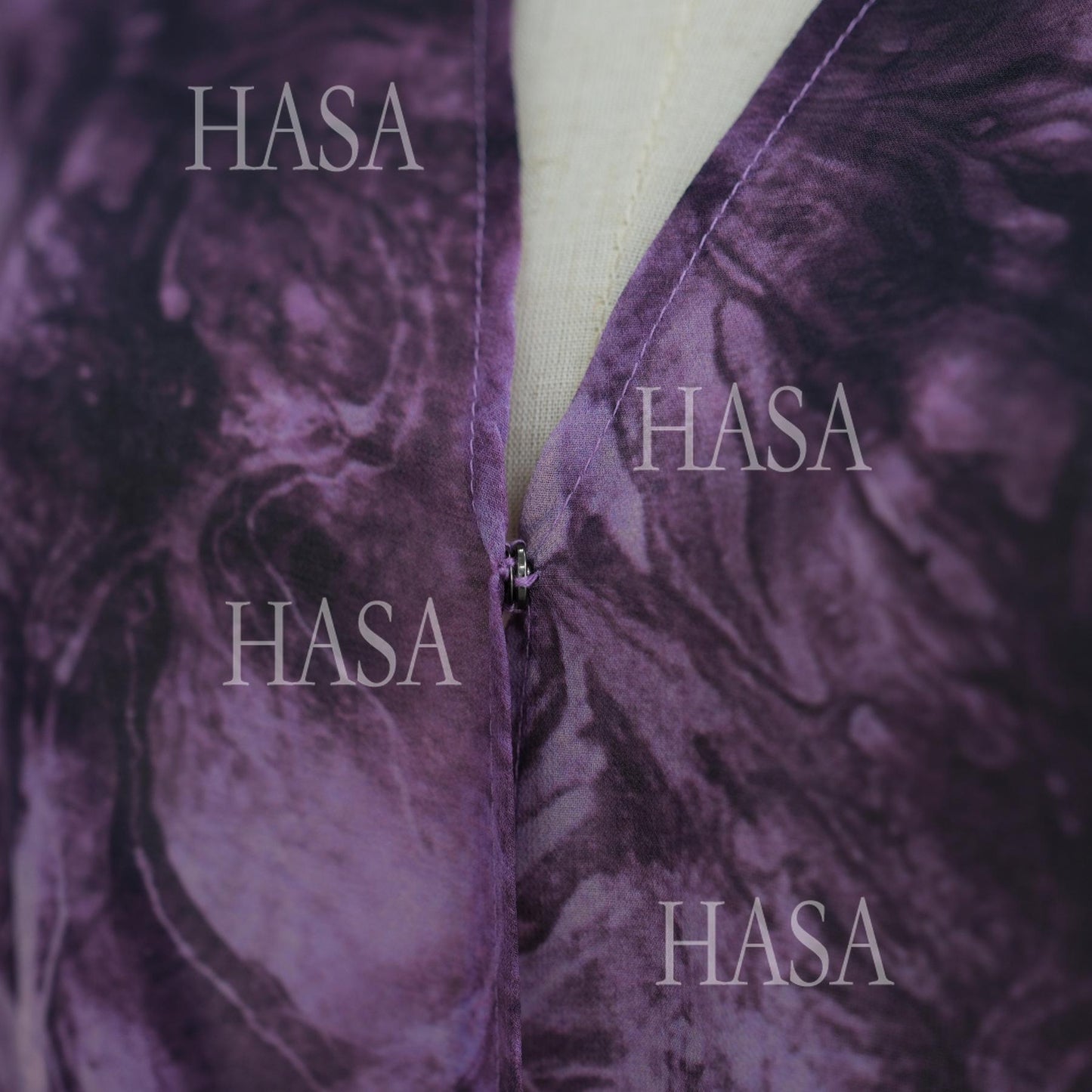 HS6551 Printed Abaya Cardigan with Matching Scarf Two-Piece Set