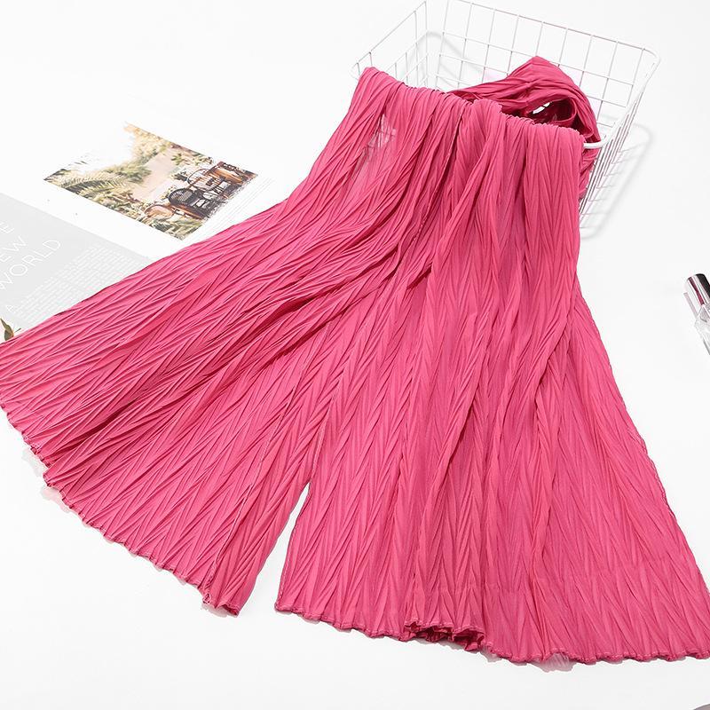 HASASERIES HS1137 Pearl Chiffon Baotou Scarf