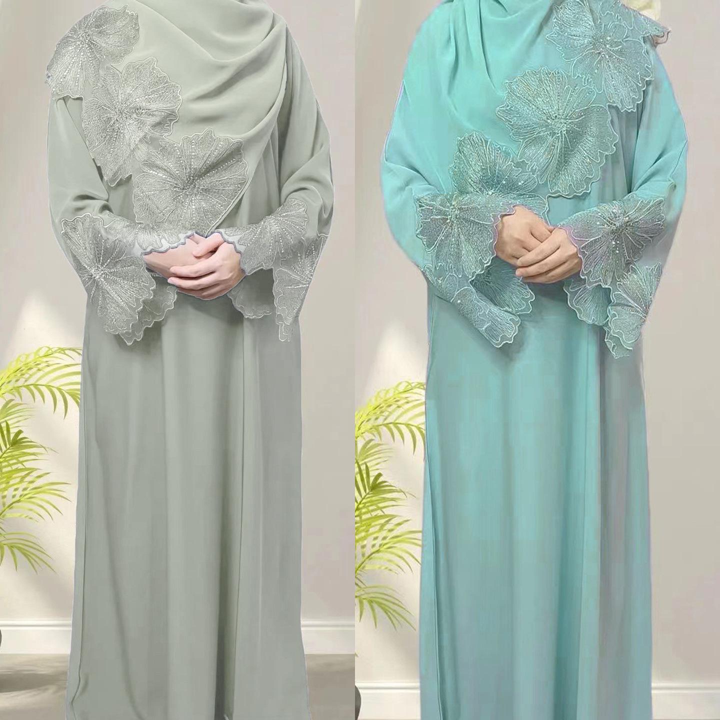 HASASERIES HS1029 2pcs Set Abaya+Hijab
