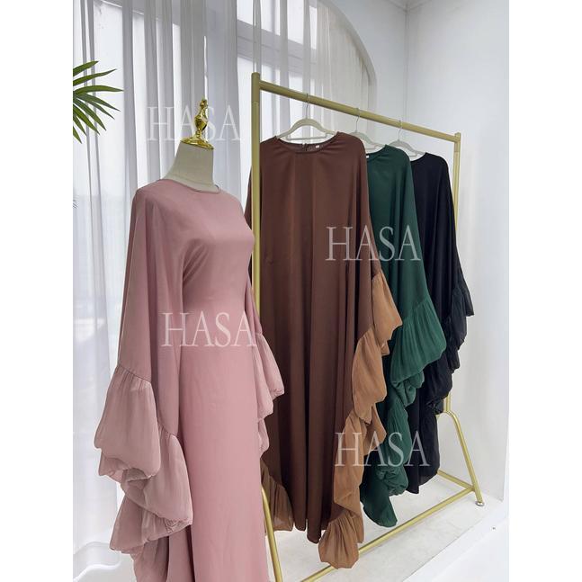 HS6473 Elegant and Graceful Heavy Stitching Lace Sleeve Robe