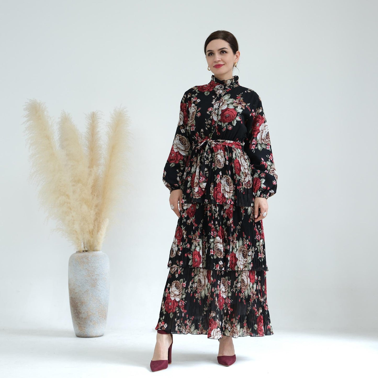 Robe imprimée Pure Beauty HS1008 de HASASERIES