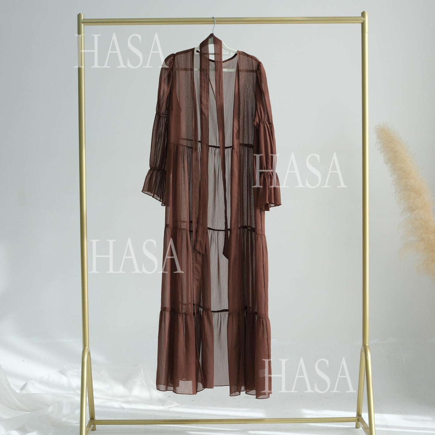 HS5880 Chiffon Texture Layered Design, A Two-way Dress Suitable for Both Daily and Formal Occasions