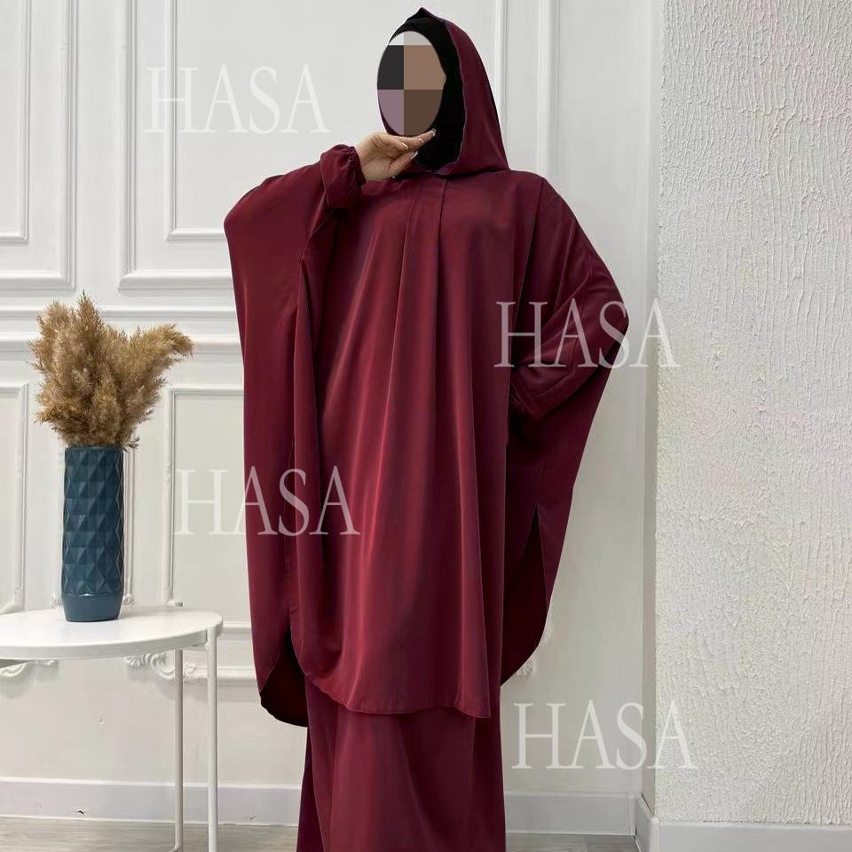 HS6583 Women's Loose Long Robe Suit