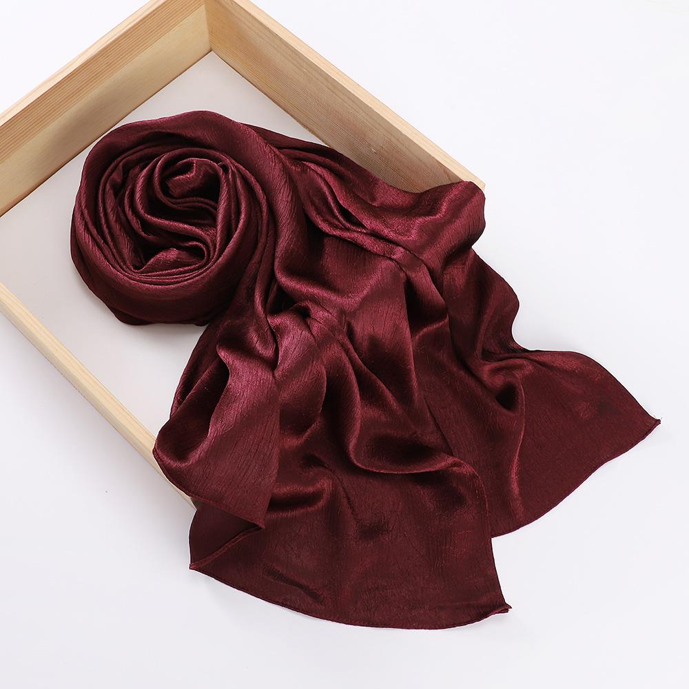 HASASERIES HS1136 Nouveau bandeau en satin de soie simulé