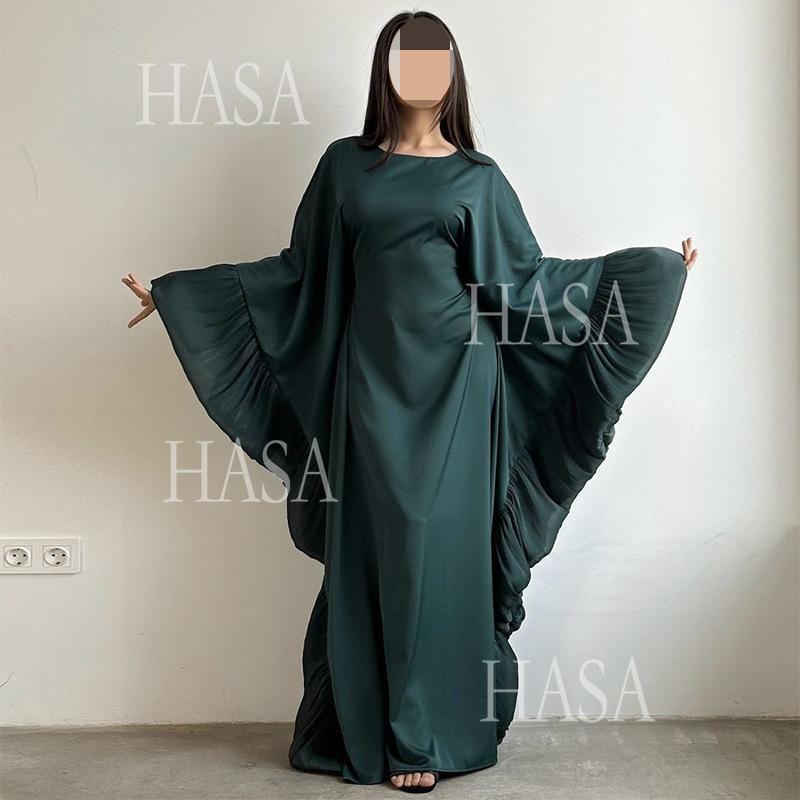 HS6473 Elegant and Graceful Heavy Stitching Lace Sleeve Robe