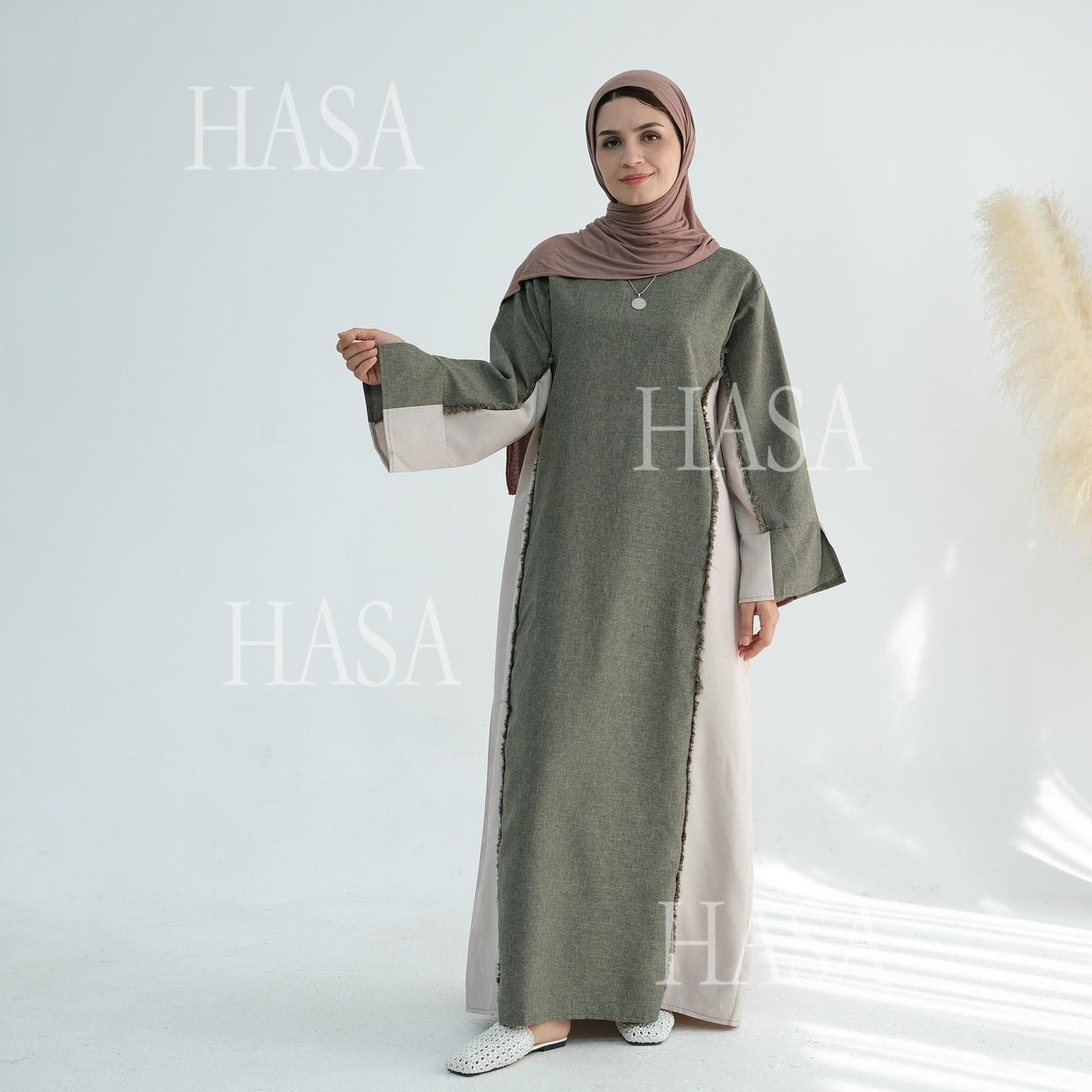 HS5606 Stylish Patchwork Robe - Cardigan and Dress (belt Pockets Only on Dress) party  wear red dress graduation  dress thick  thigh 2  part bow  outfits