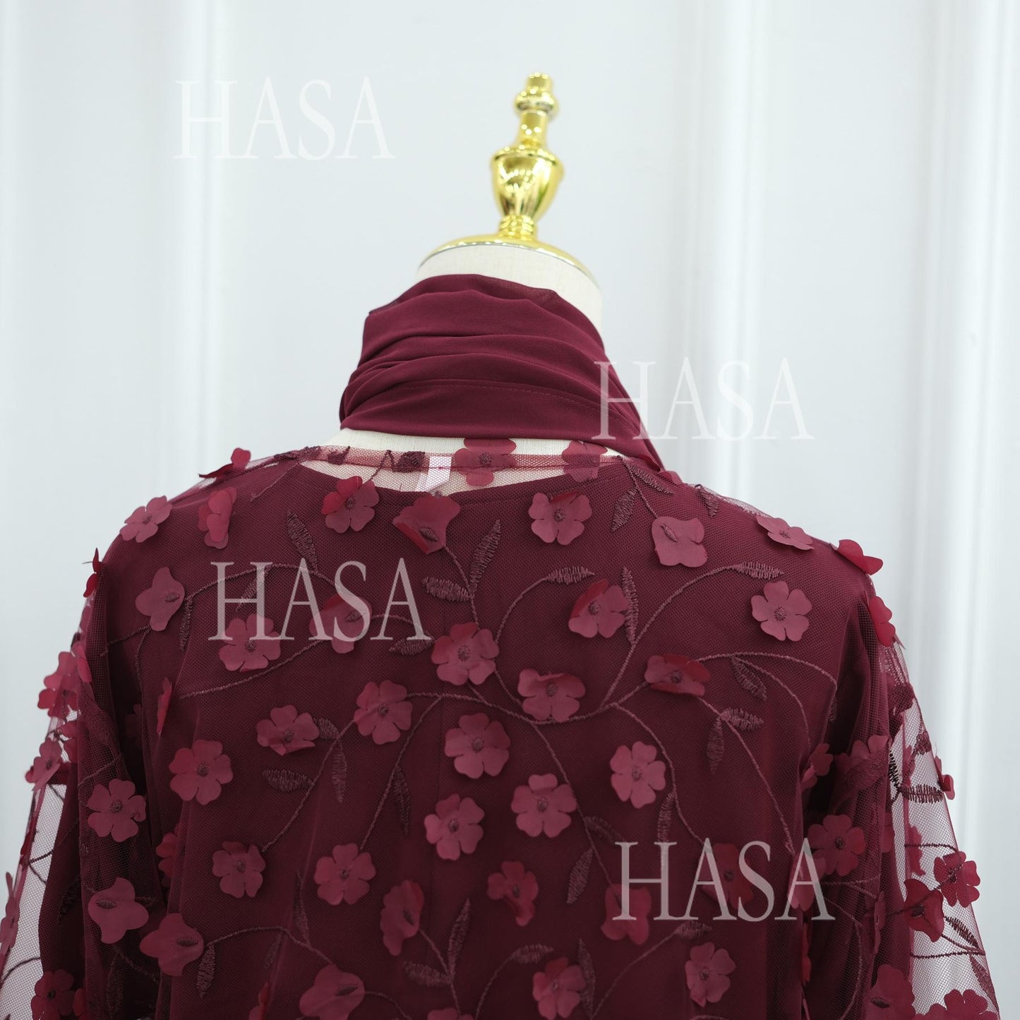 HASA HS6804 Premium Three Piece Abaya for Timeless Style