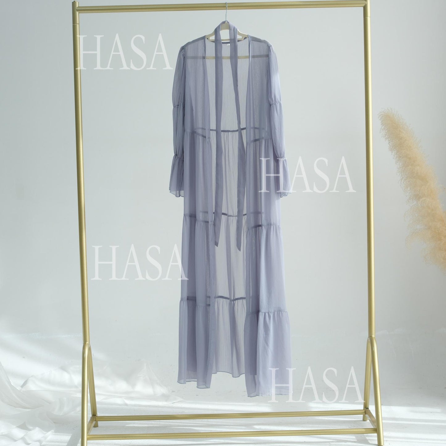 HS5880 Chiffon Texture Layered Design, A Two-way Dress Suitable for Both Daily and Formal Occasions