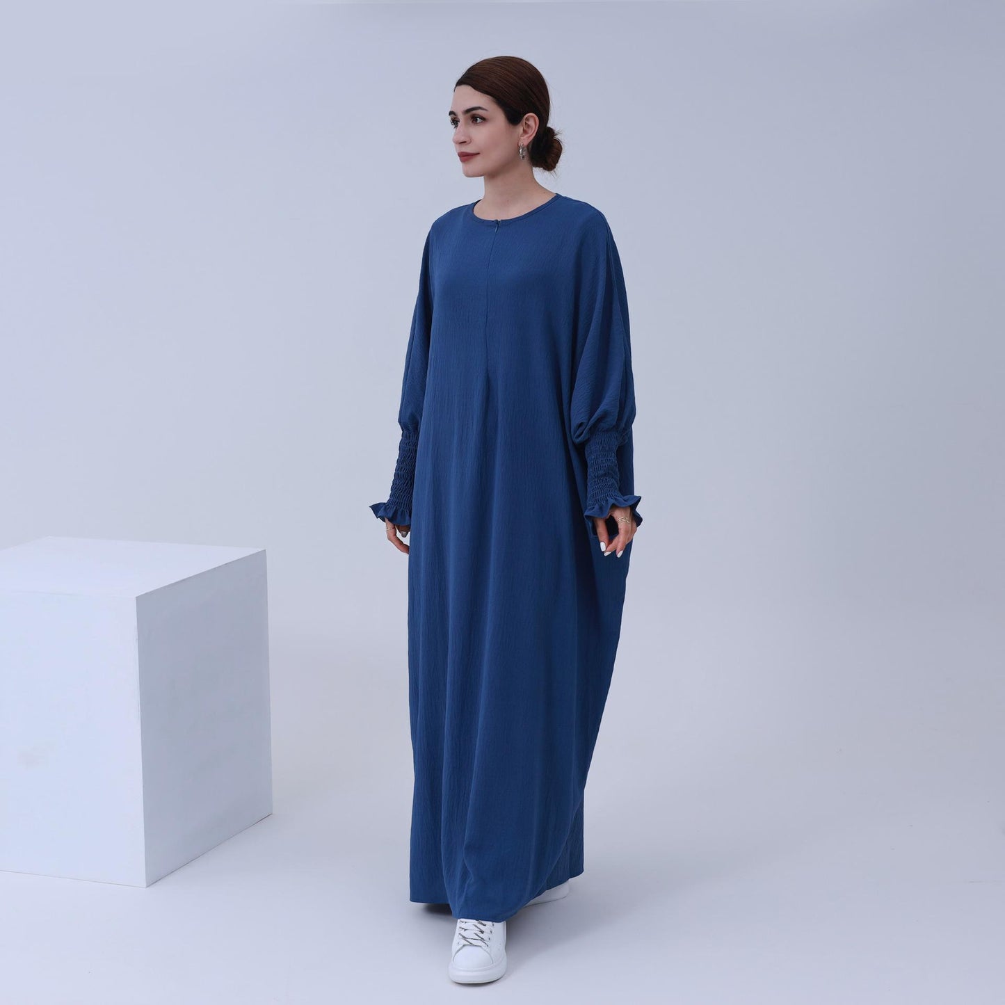 Robe chauve-souris unie HASASERIES HS1003