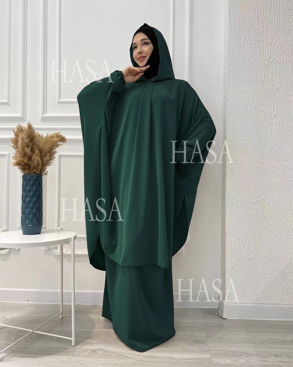 HS6583 Women's Loose Long Robe Suit