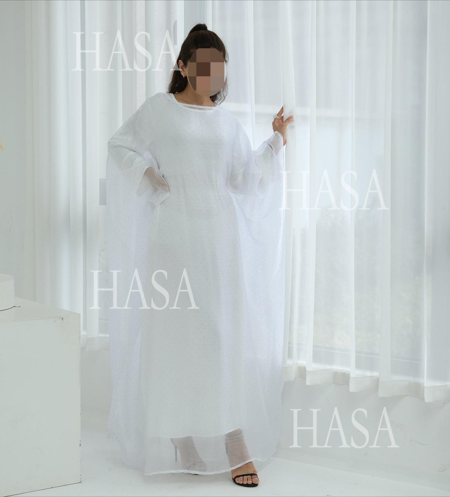 HS6619 Hot diamond long dress (with optional inner suit)