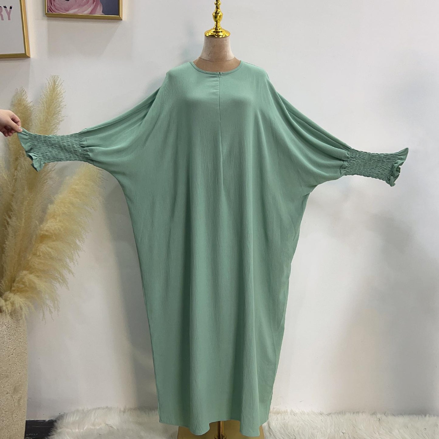 Robe chauve-souris unie HASASERIES HS1003