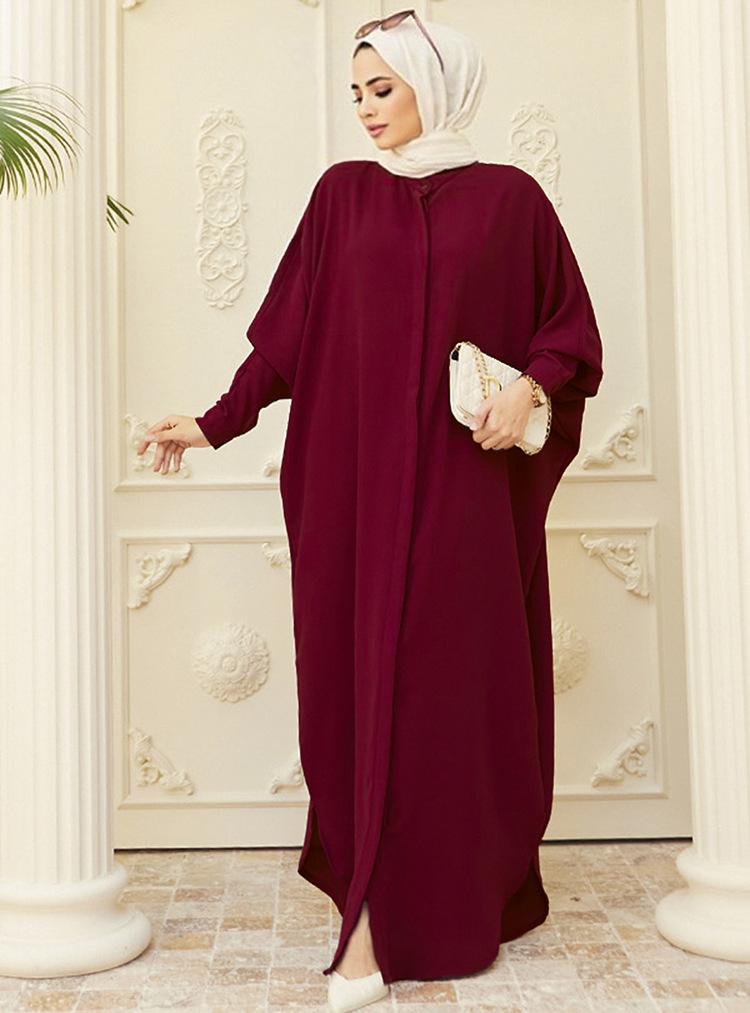 HASASERIES HS0519 Bat Sleeves Long Robe