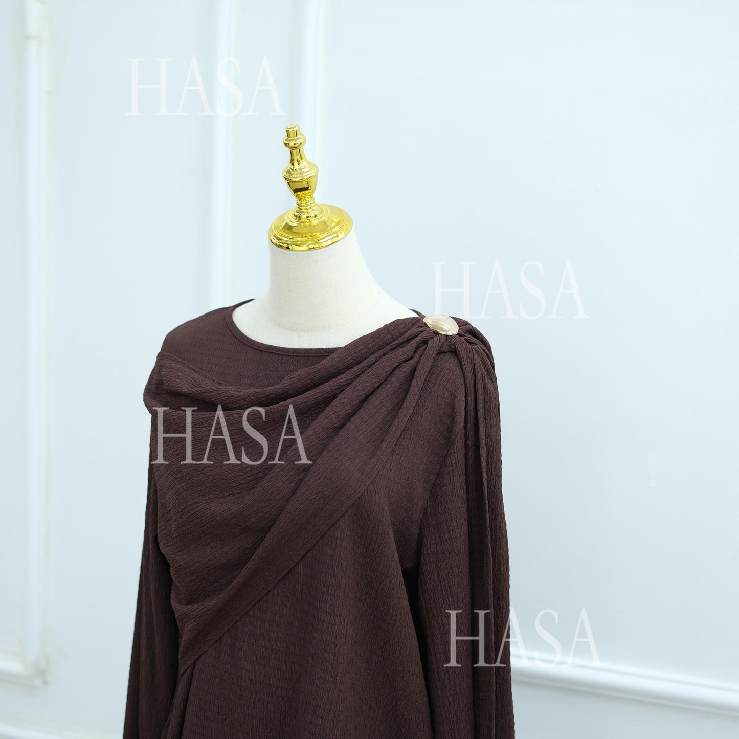 HS6568 Solid Color Design Top + Pants Two-piece Set for Daily Personality Wear