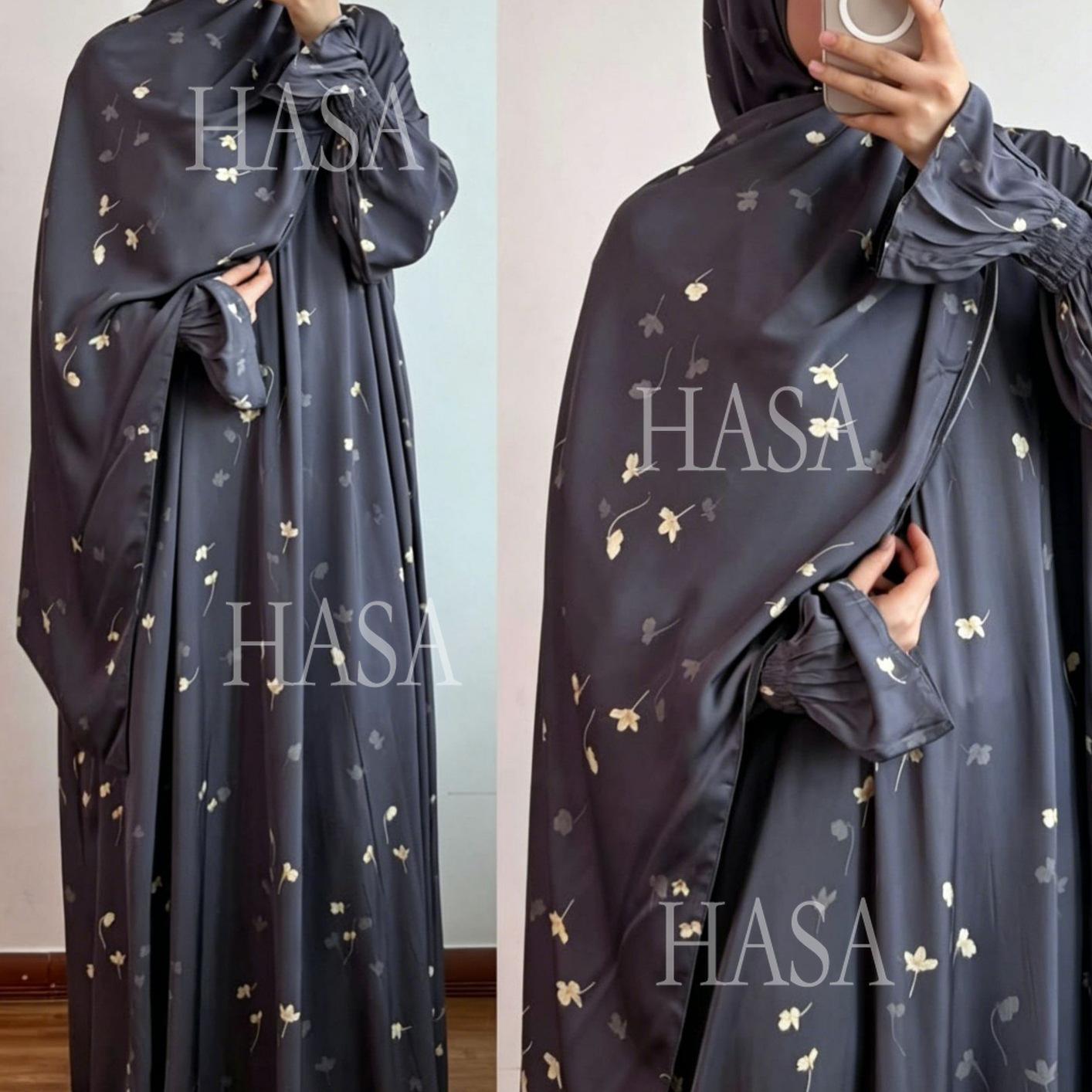HASA HS6801 Luxury Modest Abaya with Soft Elegant Fit