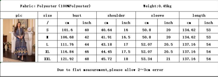 HS6640 Elegant Openwork Embroidered Abaya Long Dress