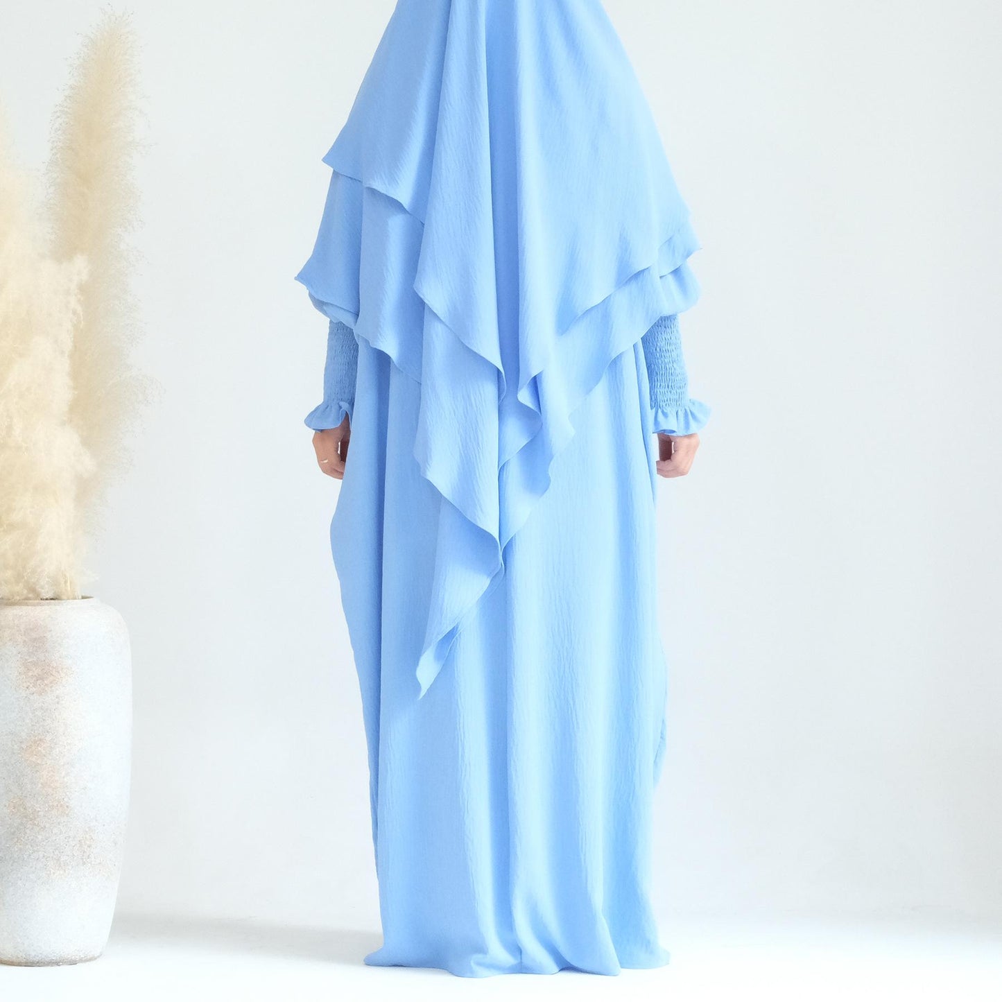 HASASERIES HS1004 Ensemble 2 pièces Abaya + Hijab