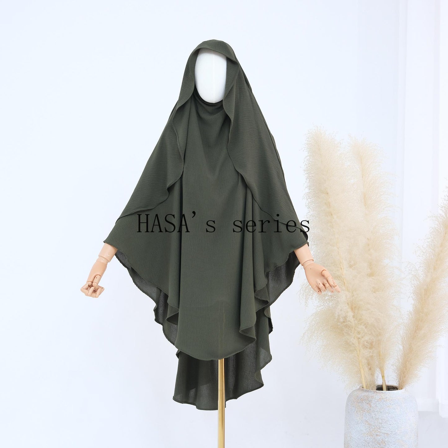 HS5441 Premium Multi-Color Solid Bandana - Loose Shawl Style circle  hijab