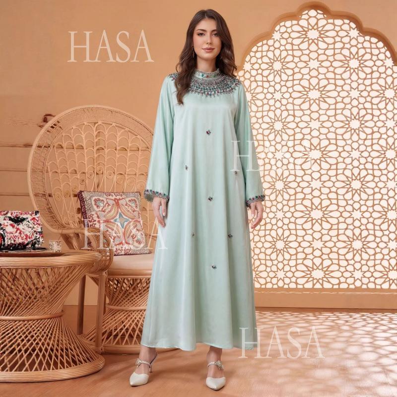 HASA HS6759 Premium Flowing Kaftan Style Dress
