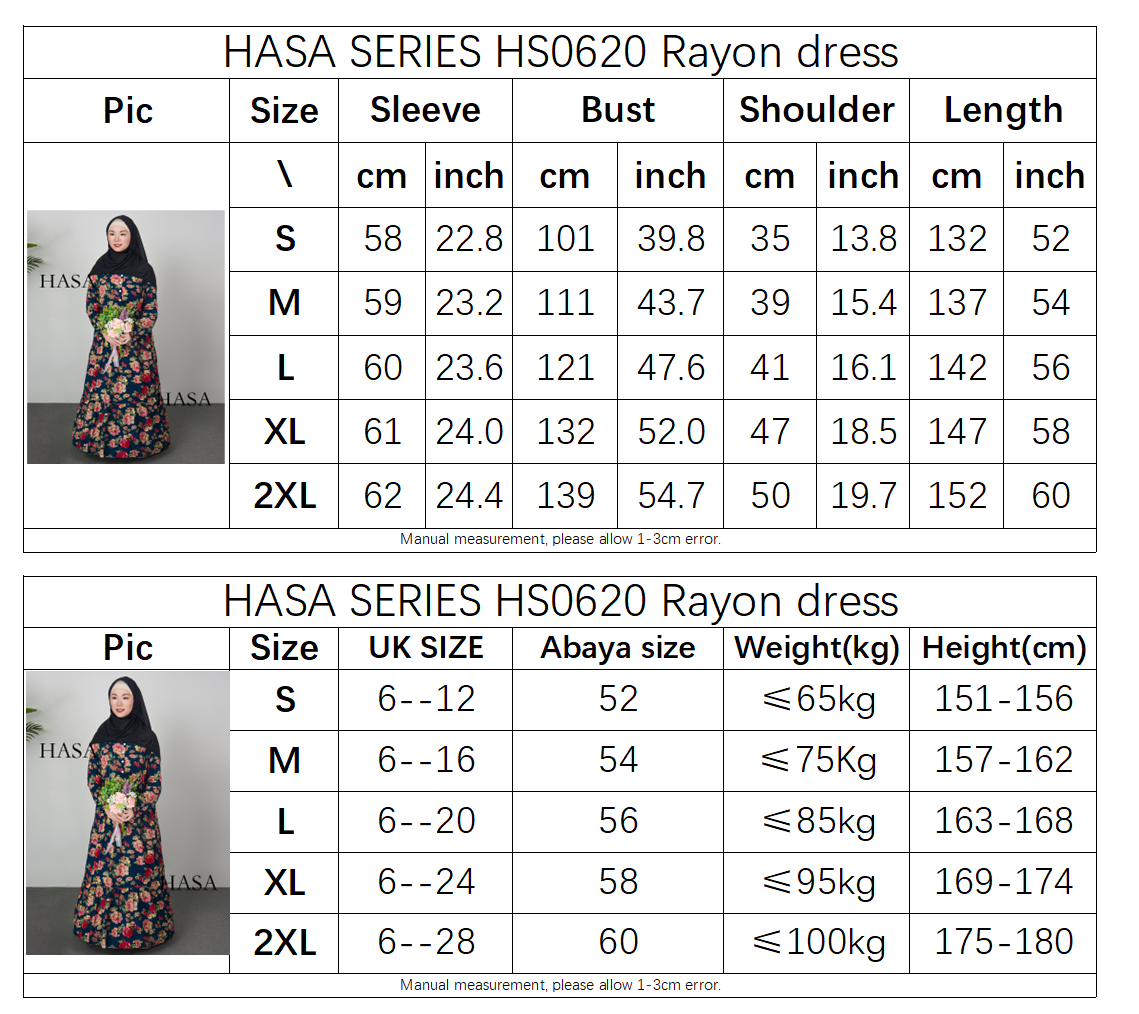 HASA SERIES Summer rayon dress front button design HS0620