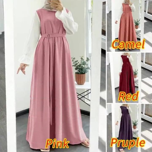 20220520# Nouvelle ceinture de mode spéciale Abaya unie